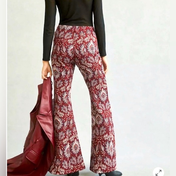 NWT Anthropology Paisley Bell Bottoms - Picture 4 of 9